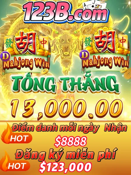 123B Thưởng Thành Viên Mới 100%